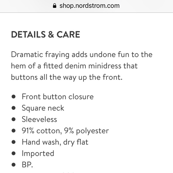 Volcom signature denim dress bestseller - Picture 8 of 8